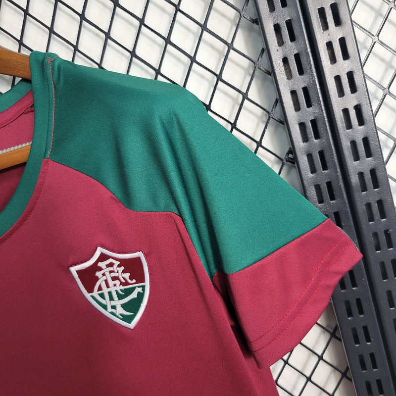 Fluminense 23-24 Feminina Treino grena e verde
